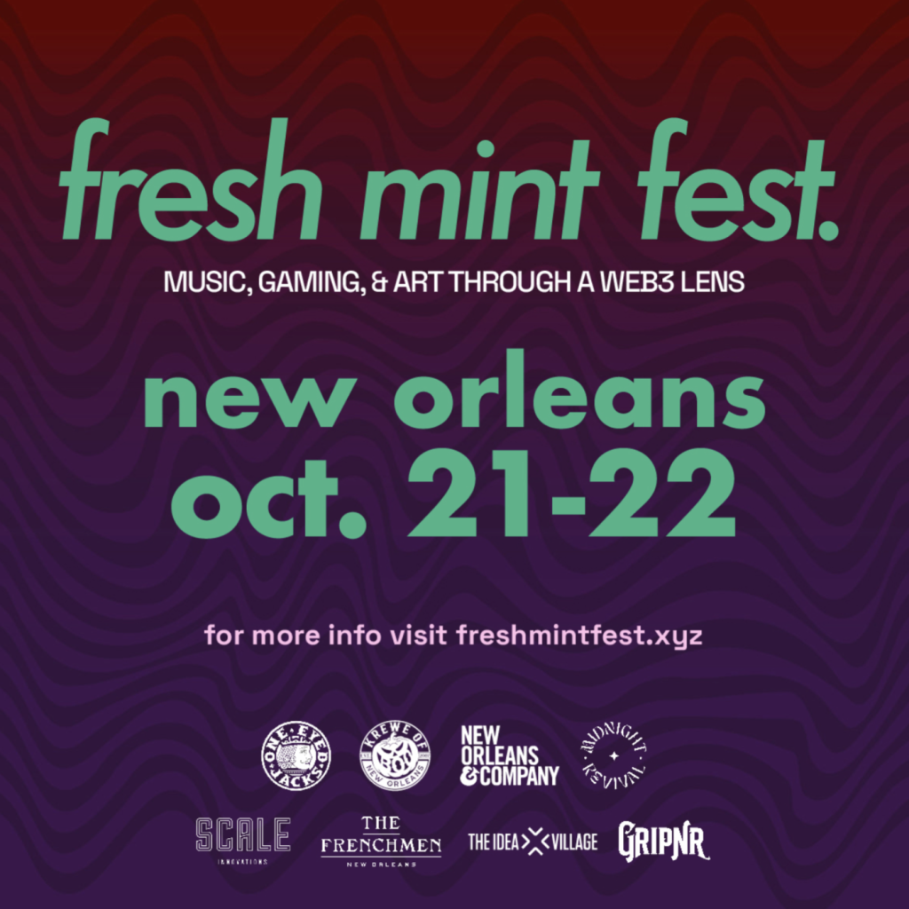 Fresh Mint Fest web3 festival